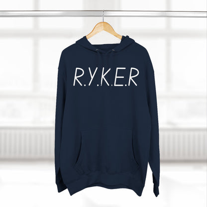 Adult RYKER Christian White Letters Pullover Hoodie