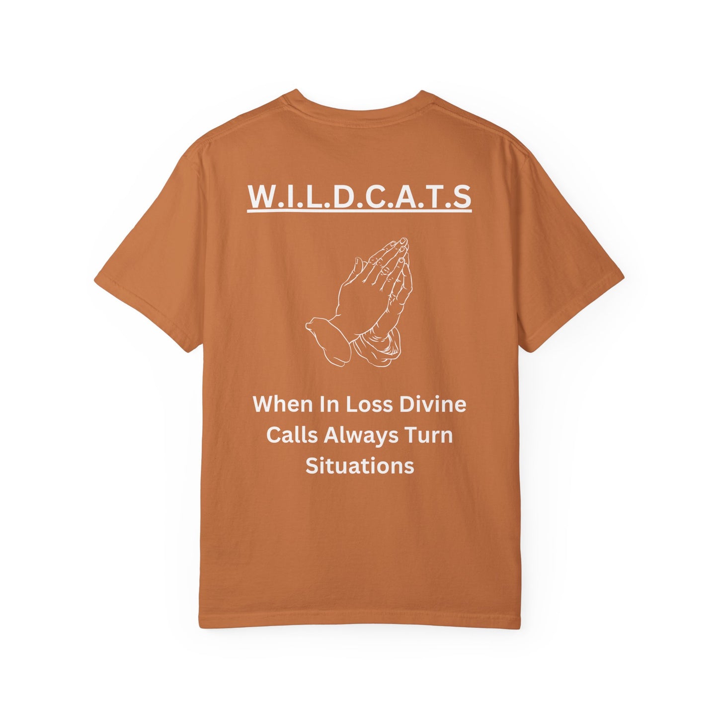Wildcats Christian White Letters & Picture Specialty