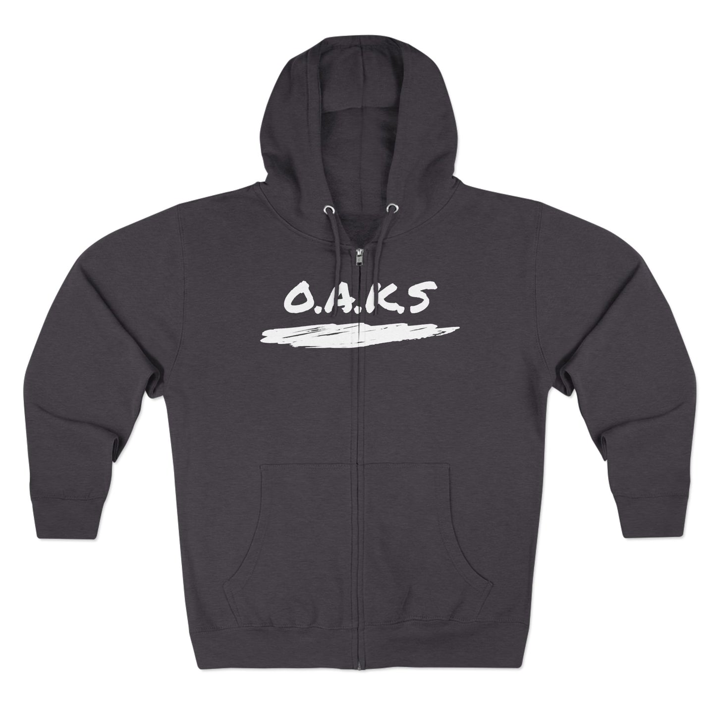 Oaks Christian White Hoodie Zipper