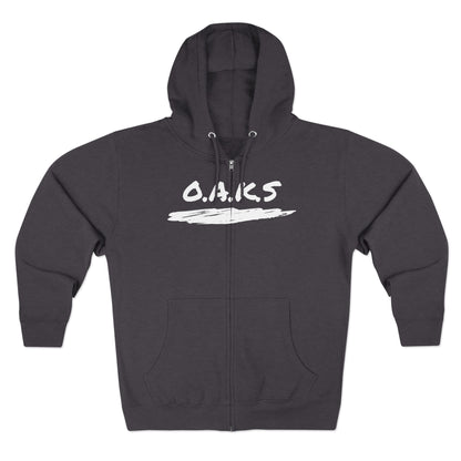 Oaks Christian White Hoodie Zipper
