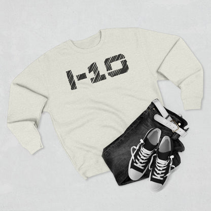 I-10 Christian Black Words Crewneck