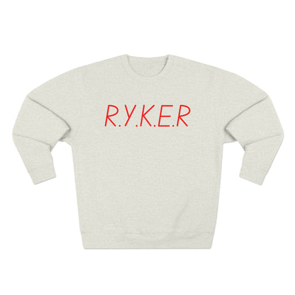 RYKER Christian Red Letters Crewneck