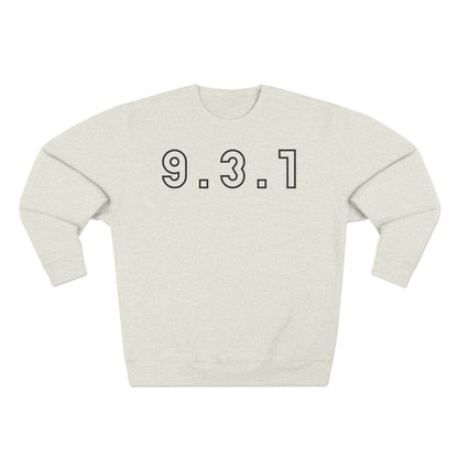 931 Crewneck Black Words