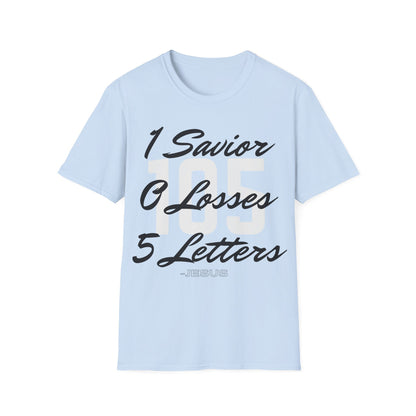 Adult 105 Christian Black and White Letters