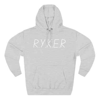 Adult RYKER Christian White Letters Pullover Hoodie