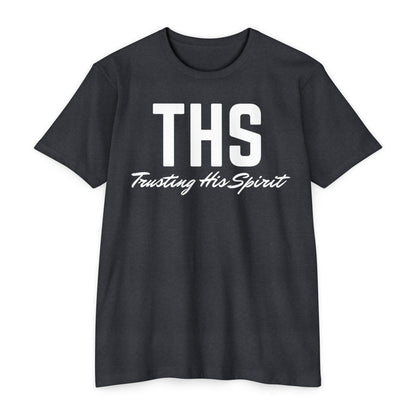 Adult THS Christian White Letters Tee