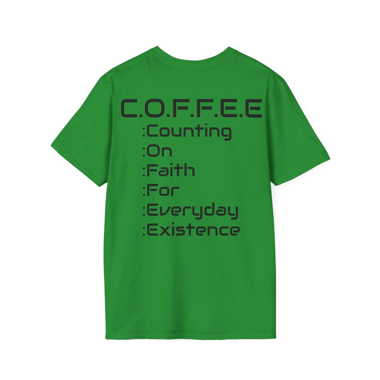Adult Coffee Christian Black Words Only
