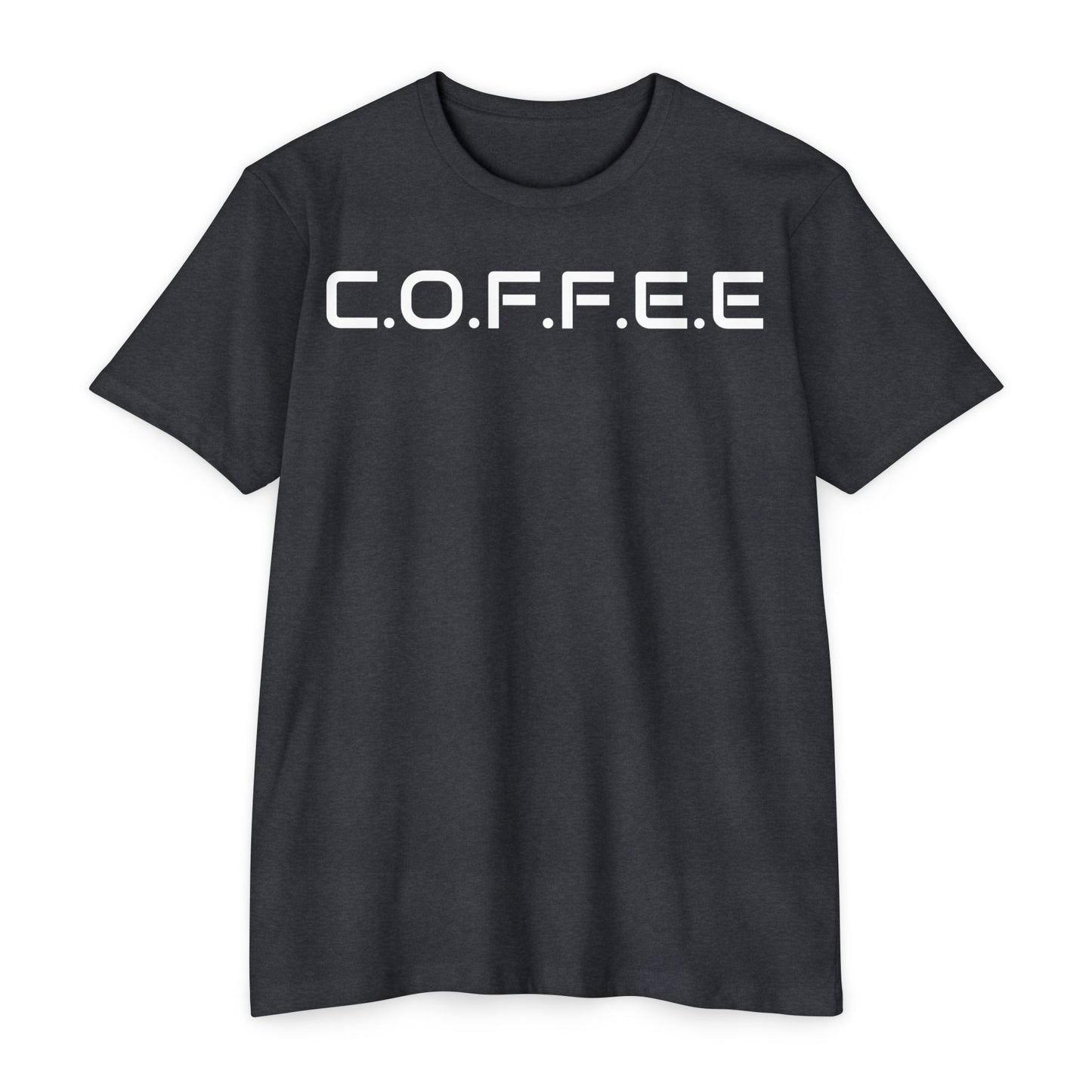 Adult Coffee Christian White Words Only Premium Tee