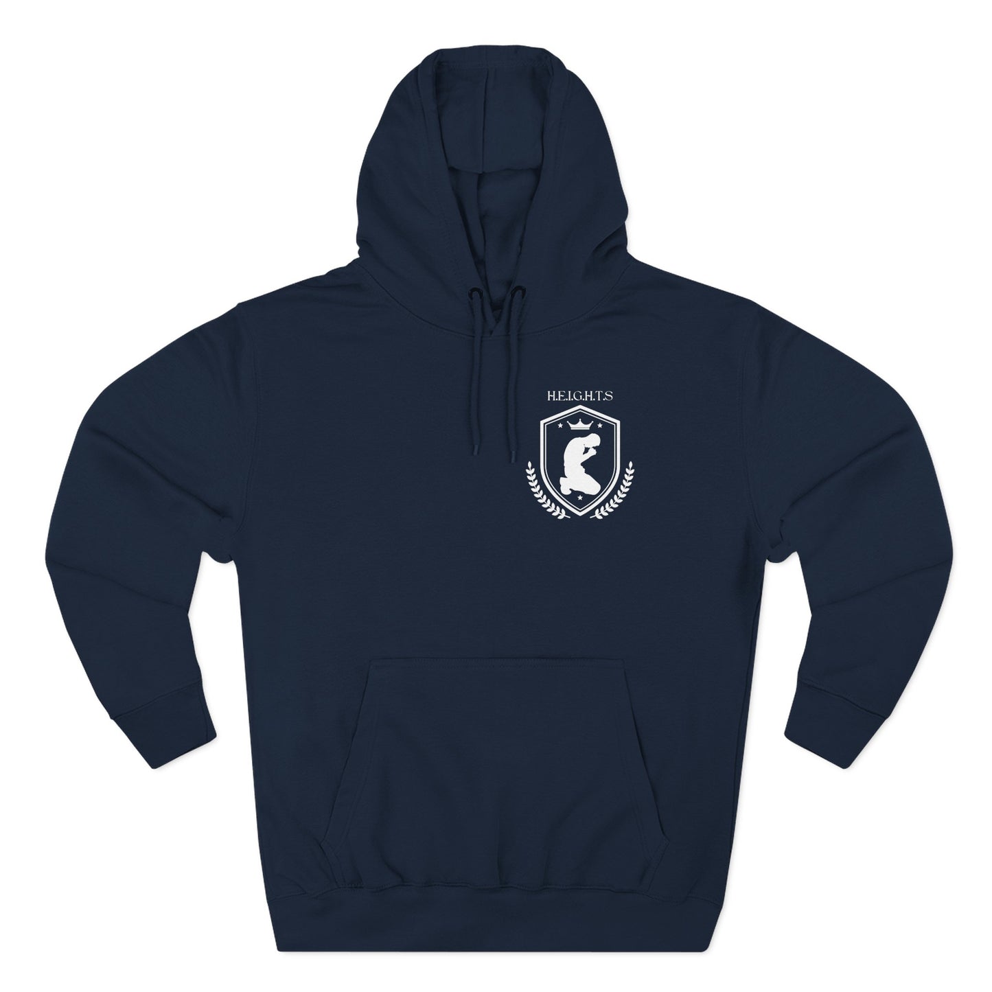 Adult Heights White Pullover Hoodie