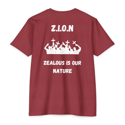 Adult Zion White Words & Image
