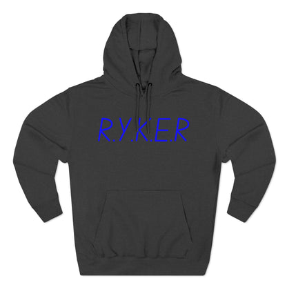 RYKER Christian Blue Letters Hoodie