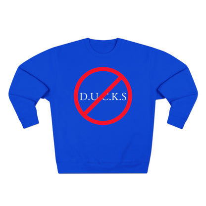 DUCKS Christian White Crewneck
