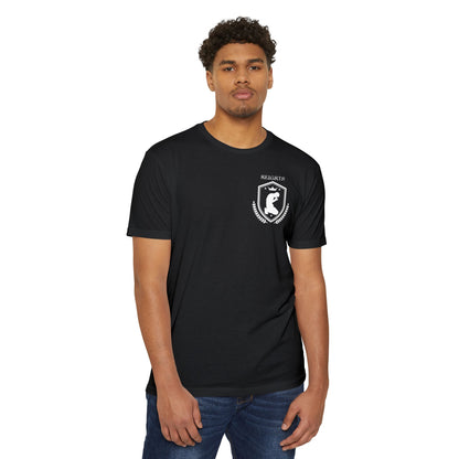 Adult Heights Christian White Letters & Image Premium Tee