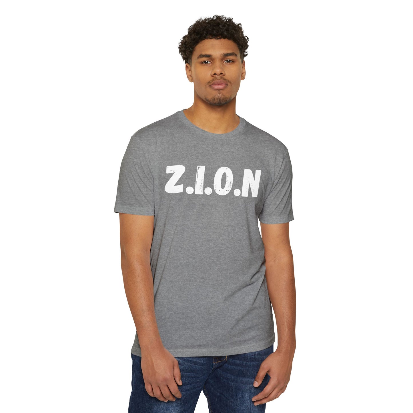 Adult Zion White Words & Image