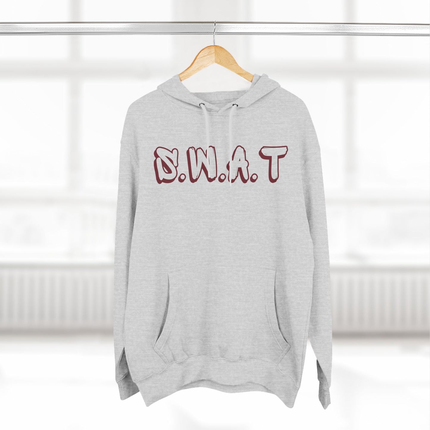 Swat Christian Marron Words Hoodie