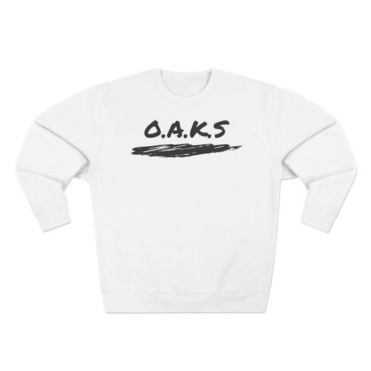 Adult Oaks Christian Black Crewneck