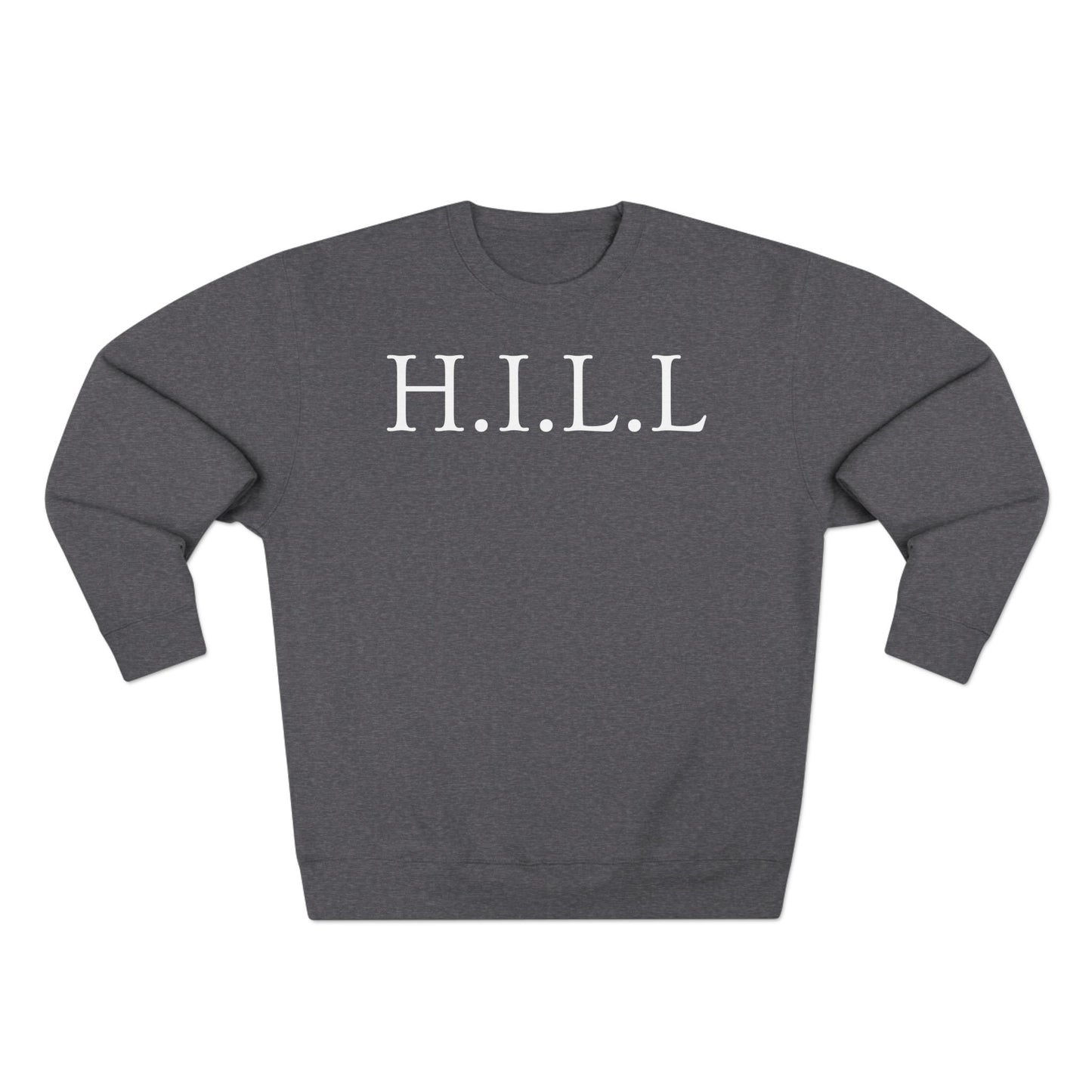 Adult Hill Christian White Words Crewneck