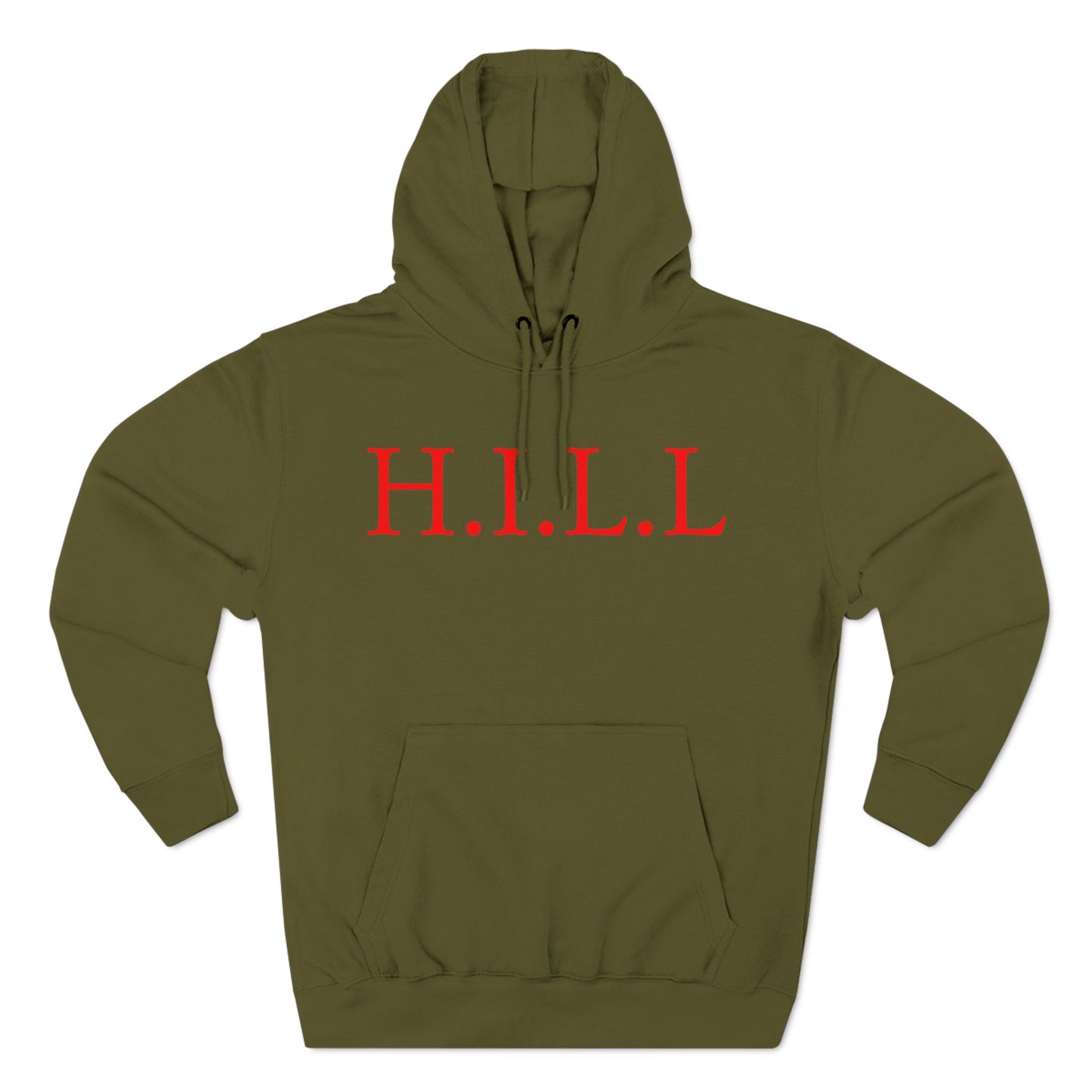 Hill Christian Red Words Hoodie