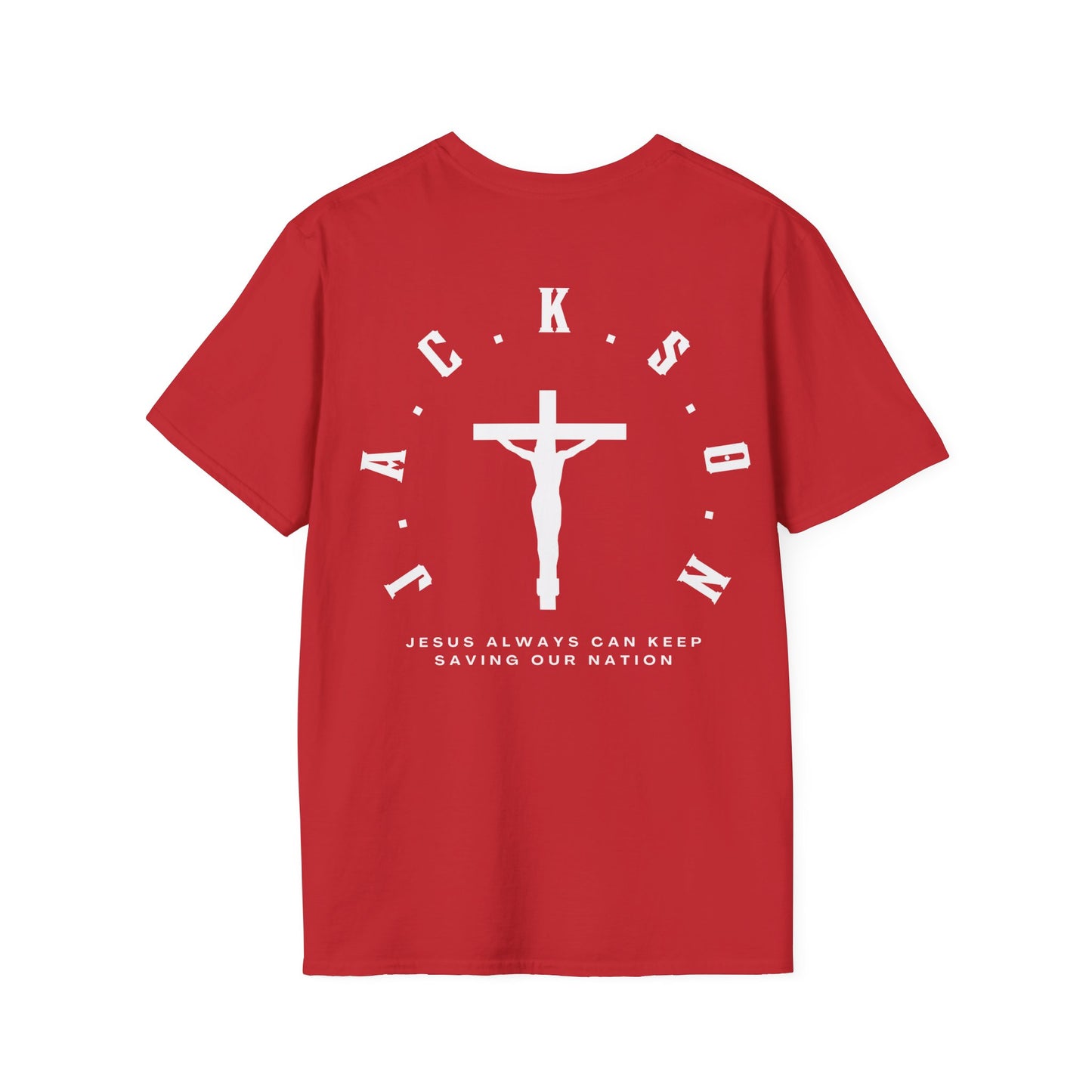 Jackson Believing Christian White Letters & Cross