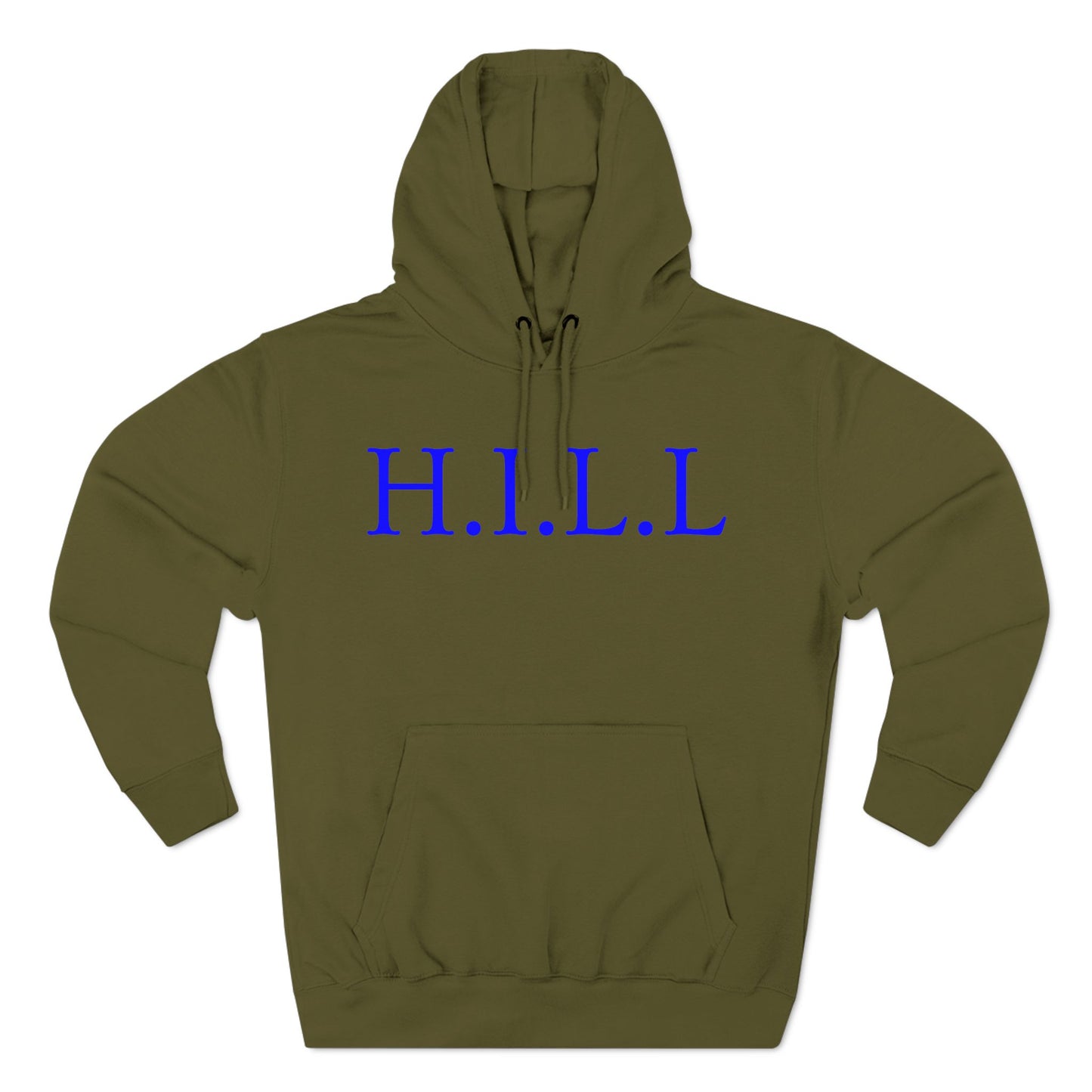 Hill Christian Blue Words Hoodie