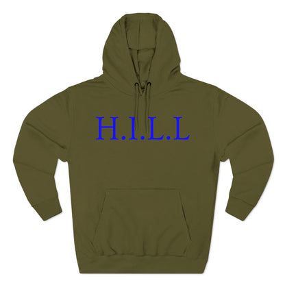 Hill Christian Blue Words Hoodie