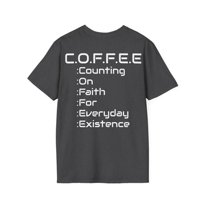 Adult Coffee Christian White Words Only