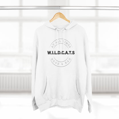 Adult Wildcats Christian Black Letters & Picture Pullover Hoodie