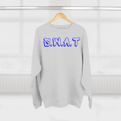 Swat Christian Blue Words Crewneck