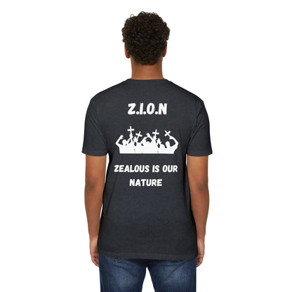 Adult Zion White Words & Image