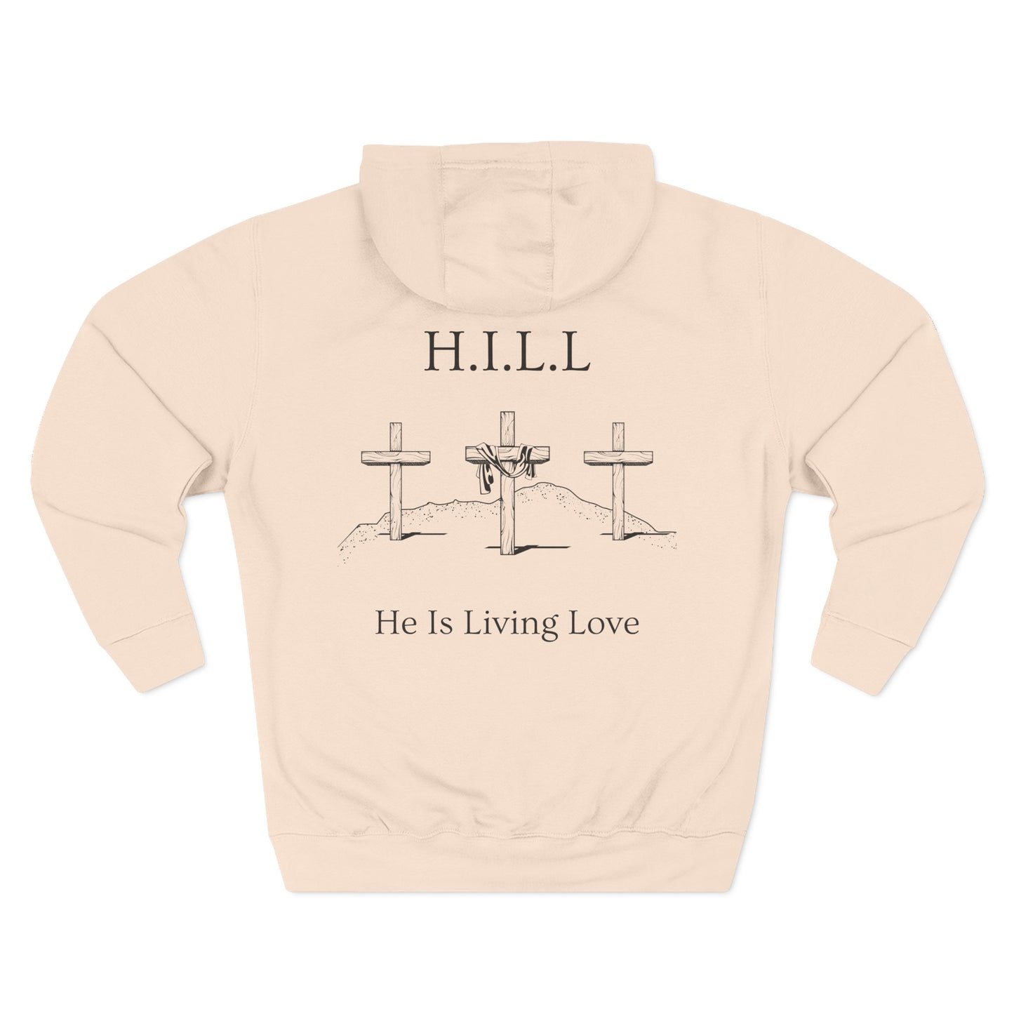 Hill Christian Black Words Hoodie