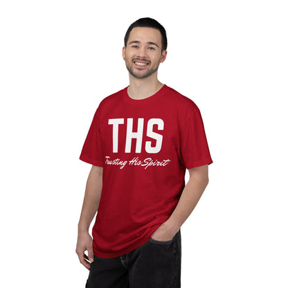 Adult THS Christian White Letters Heavyweight