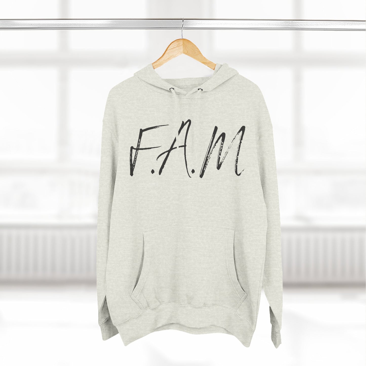 Fam Hoodie Black Words