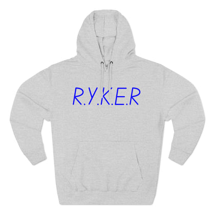 RYKER Christian Blue Letters Hoodie