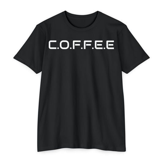 Adult Coffee Christian White Words Only Blended