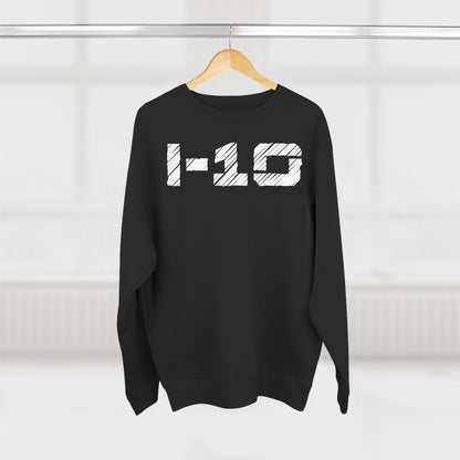 Adult I-10 Christian White Words Crewneck