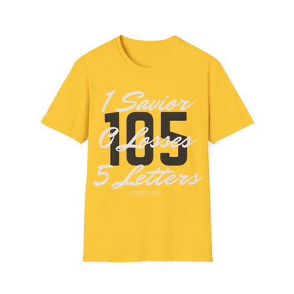 Adult 105 Christian White and Black Letters