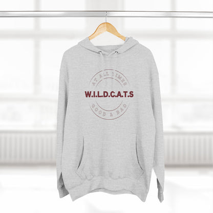 Wildcats Christian Marron Letters & Picture Hoodie