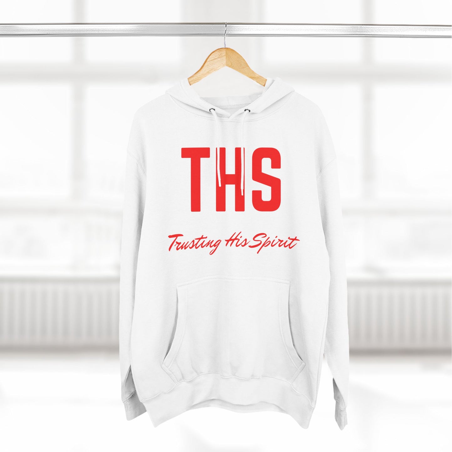 Adult THS Christian Red Letters Hoodie