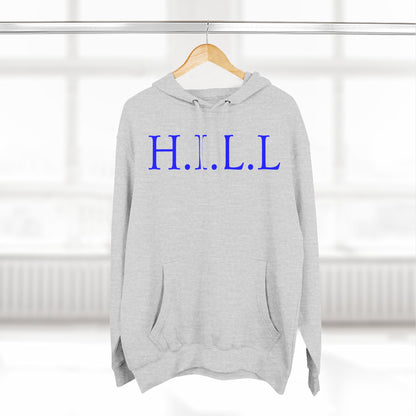 Hill Christian Blue Words Hoodie