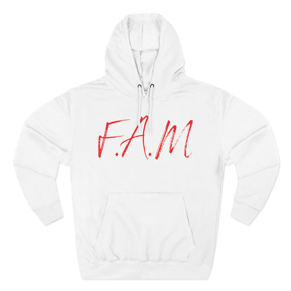 Fam Hoodie Red Words