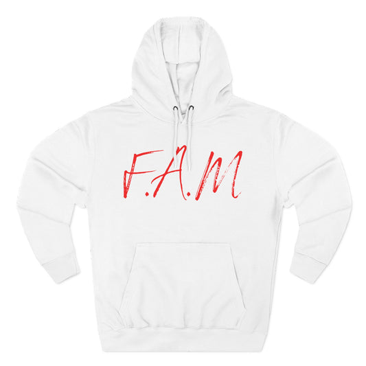 Fam Hoodie Red Words
