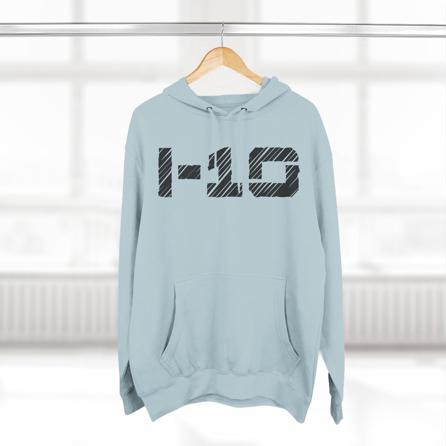 I-10 Christian Black Words Hoodie