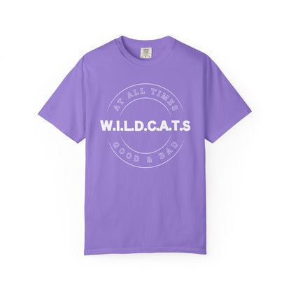 Wildcats Christian White Letters & Picture