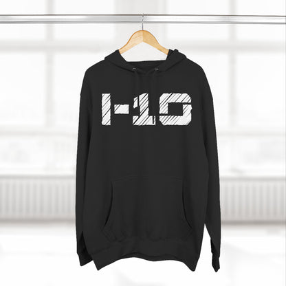 Adult I-10 Christian White Words Pullover Hoodie