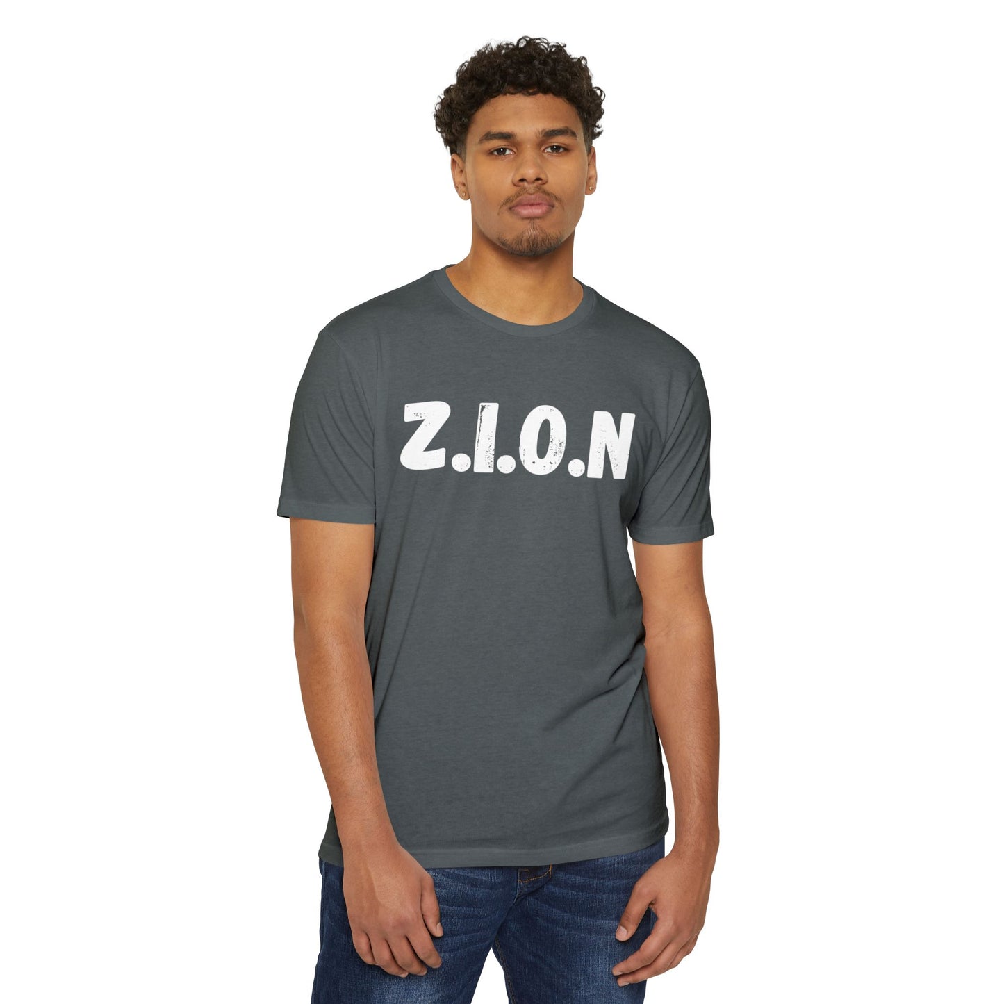 Adult Zion White Words & Image