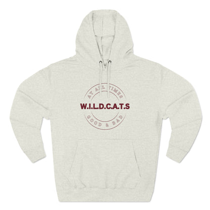 Wildcats Christian Marron Letters & Picture Hoodie