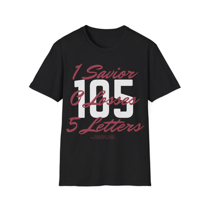 Adult 105 Christian Marron and White Letters