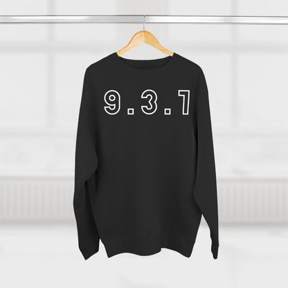 Adult 931 Crewneck White Words