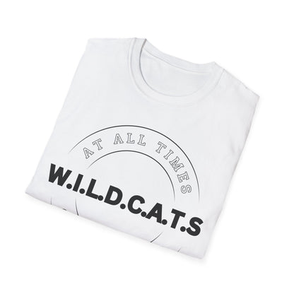 Wildcats Christian Black Letters & Picture