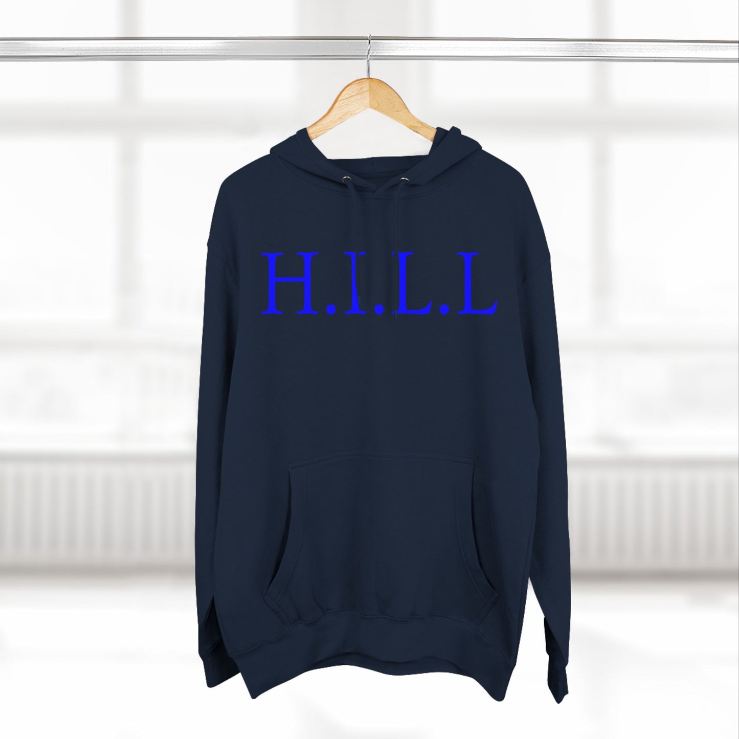 Hill Christian Blue Words Hoodie